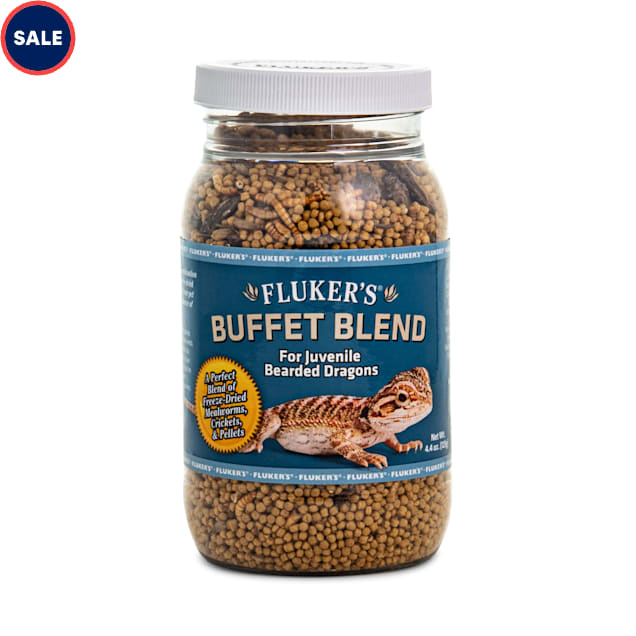 Fluker's Buffet Blend Juvenile Bearded Dragon Formula Food, 4.4 oz. - Carousel image #1