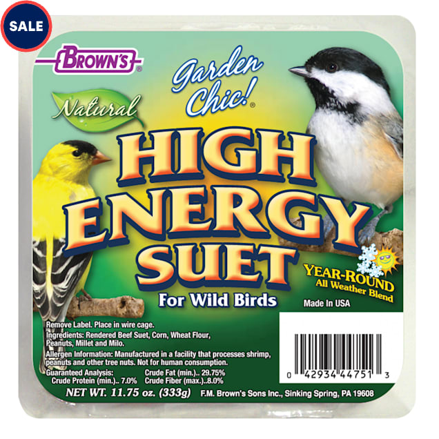 FM Browns Garden Chic! High Energy Suet Cake, 11.75 oz. - Carousel image #1