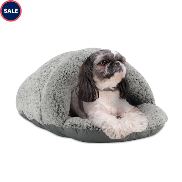 Large enclosed deals dog bed