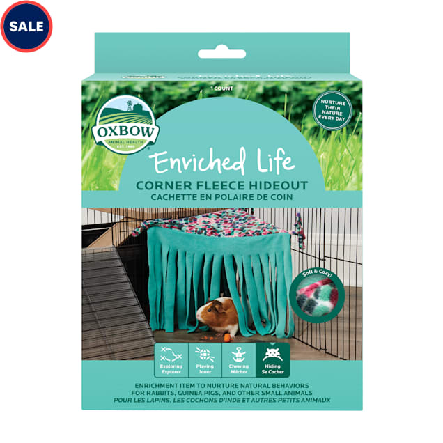 Oxbow Enriched Life Corner Fleece Hideout Toy - Carousel image #1
