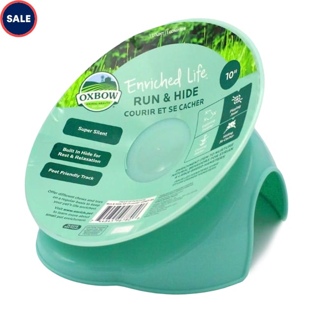Oxbow 10" Enriched Life Run & Hide Saucer Toy, Medium - Carousel image #1