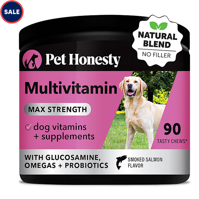 Pet Honesty Multivitamin Max Strength Soft Chews for Dogs, Count of 90 - Carousel image #1
