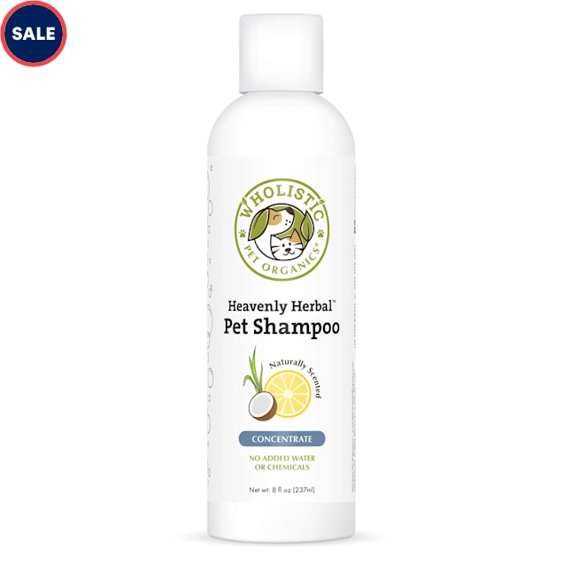 Wholistic Pet Organics Heavenly Herbal Shampoo Concentrate for Dogs and Cats, 8 fl. oz. - Carousel image #1