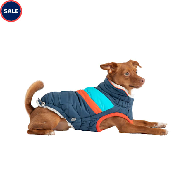 GF Pet Navy Alpine Dog Puffer Jacket XX Small Petco