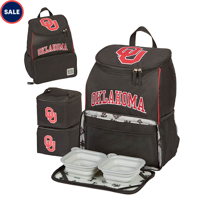 Mobile Dog Gear Oklahoma Sooners NCAA Weekender Backpack Petco