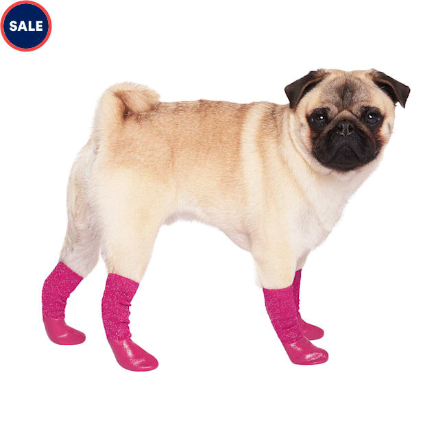 Canada Pooch Pink Slouchy Dog Socks Small Petco