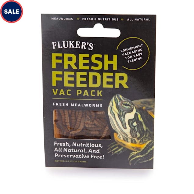 Fluker s Fresh Feeder Vac Pack Mealworms 0.7 oz. Petco