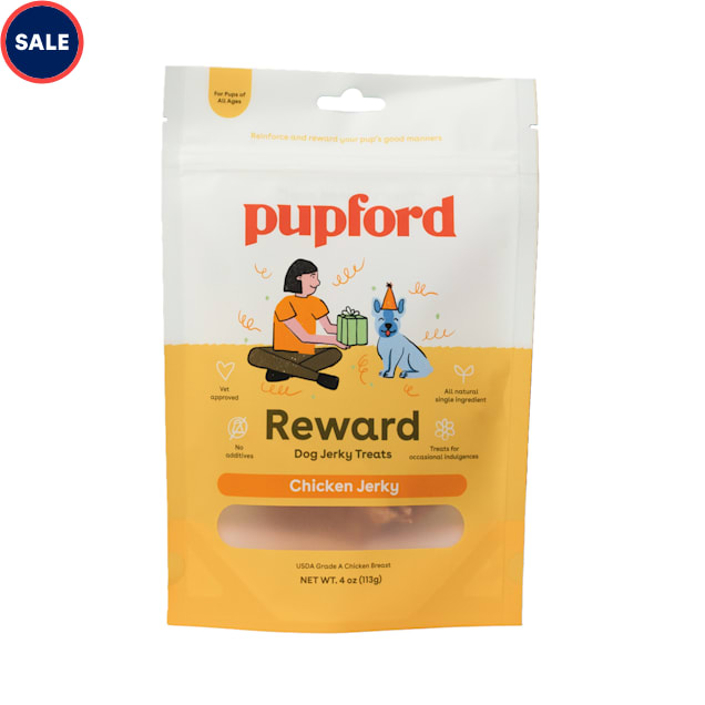 Pupford Single Igredient Chicken Jerky Dog Treat 4 oz