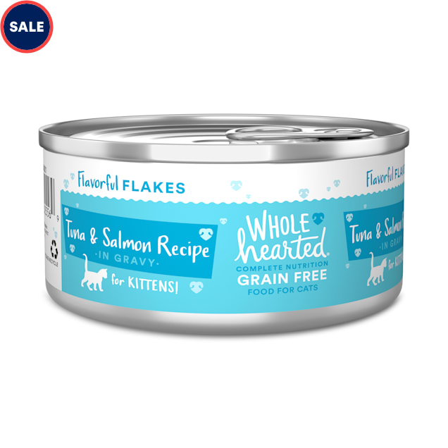 Wholehearted GrainFree Tuna & Salmon Recipe in Gravy Wet Food for