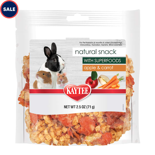 Kaytee Carrot & Apple Blend Natural Snack with Superfoods, 2.5 oz. - Carousel image #1