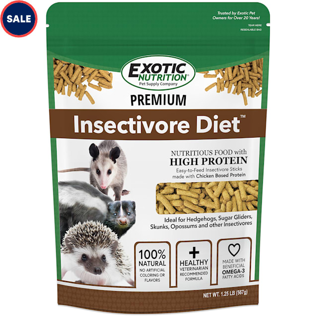 Exotic Nutrition Premium Insectivore Diet Small Pet Food, 1.25 lbs. - Carousel image #1