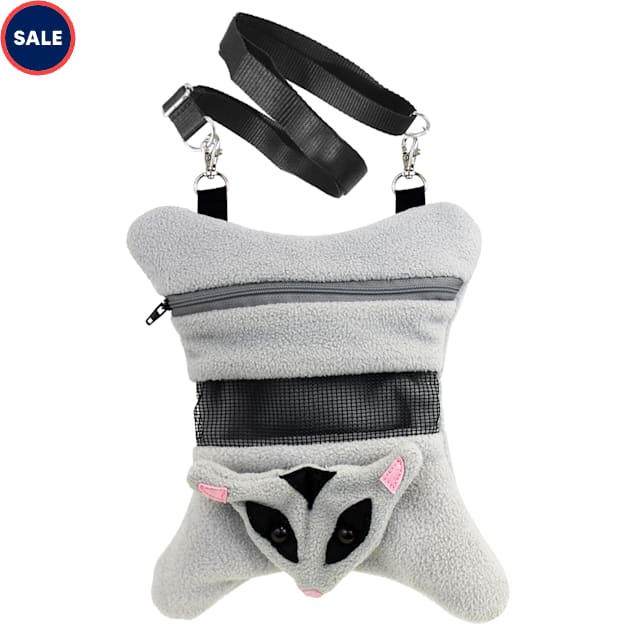 Exotic Nutrition Hangouts Grey Glider Bonding Sugar Glider Carry Pouch - Carousel image #1