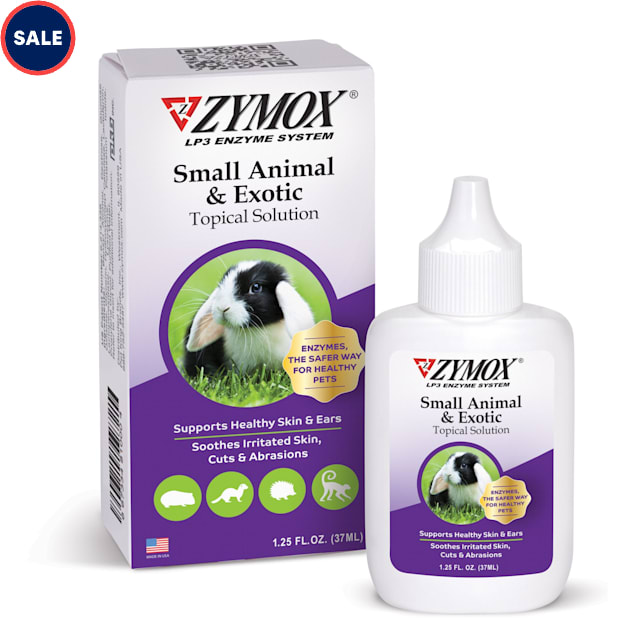 Zymox Topical Solution for Small Animals Exotics 1.25 oz from Petco