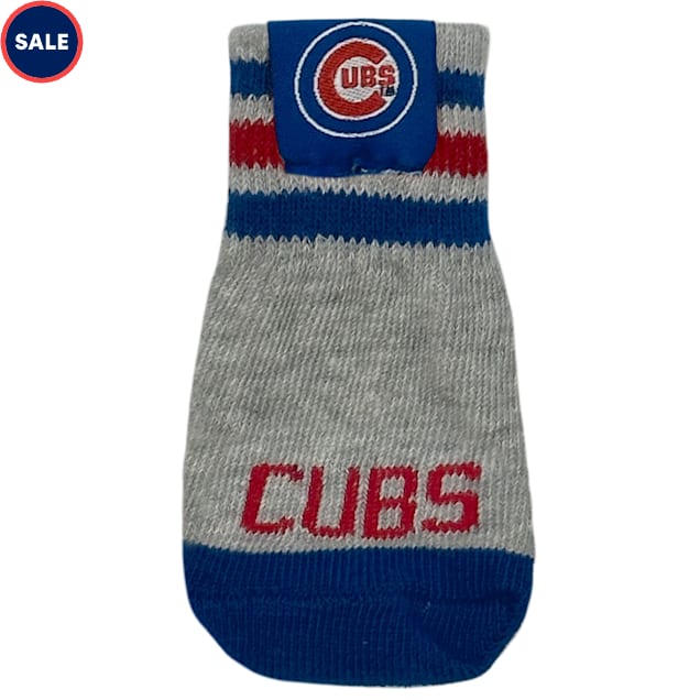 Pets First Chicago Cubs Pet Socks, XSmall/Small Petco