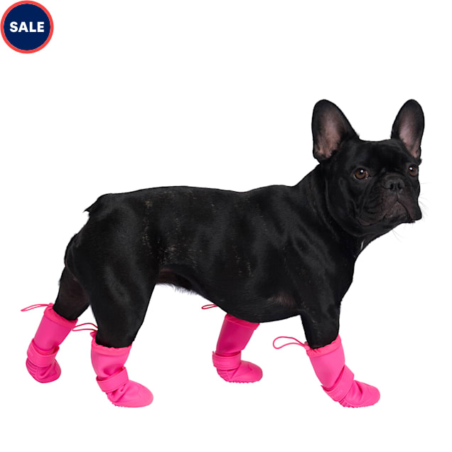 Canada Pooch Dog Torrential Tracker Waterproof Rain Boots Pink 5