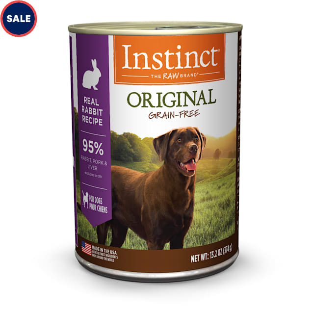 Instinct Original Grain Free Real Rabbit Recipe Natural Wet Canned