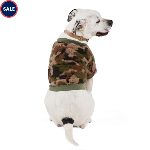 Reddy Camo Sweatshirt for Dogs, 3XLarge, Green Petco