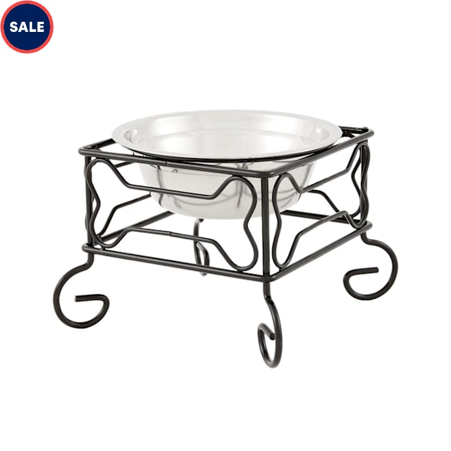 Single dog bowl stand discount