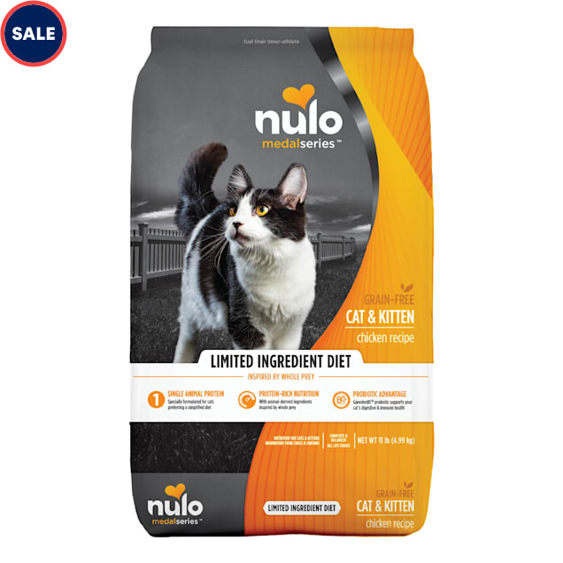 Nulo MedalSeries Grain Free Chicken Dry Cat Kitten Food 11 lbs