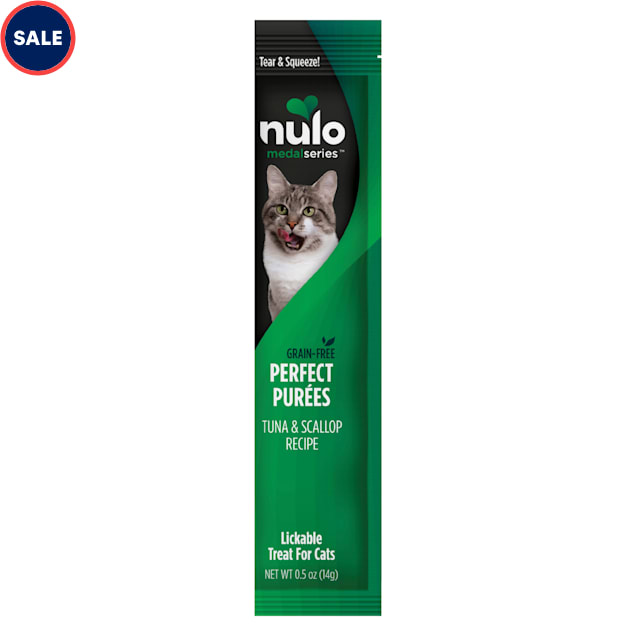 Nulo MedalSeries Tuna Scallop Puree Wet Cat Food 0.5 oz. Case