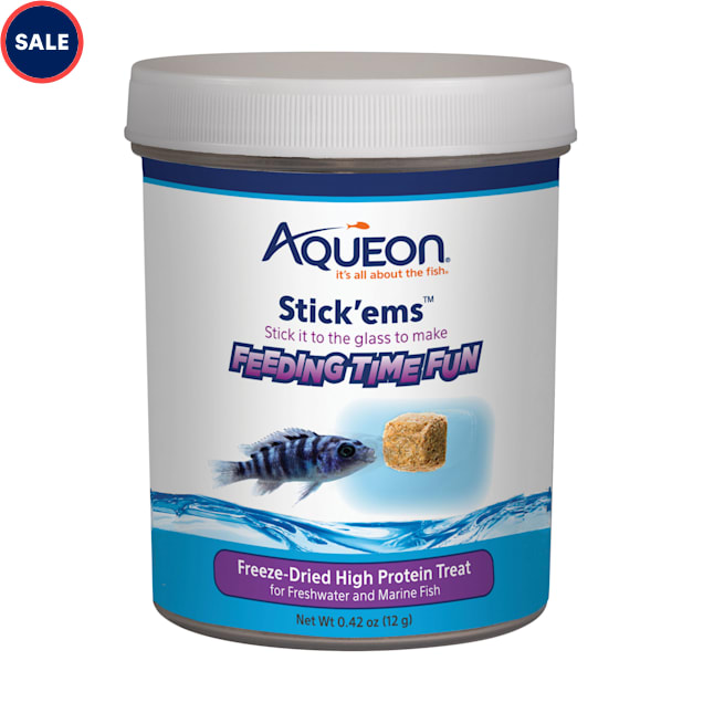 Aqueon Stick'ems Freeze-Dried High Protein Treat, 0.42 oz. - Carousel image #1