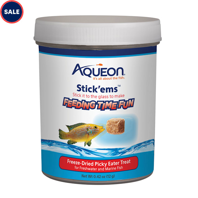 Aqueon Stick'ems Freeze-Dried Pickey Eater Treat, 0.42 oz. - Carousel image #1