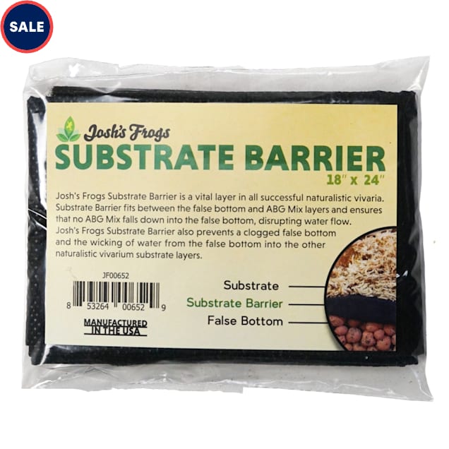 Josh's Frogs Substrate Barrier, 18" L X 24" W - Carousel image #1