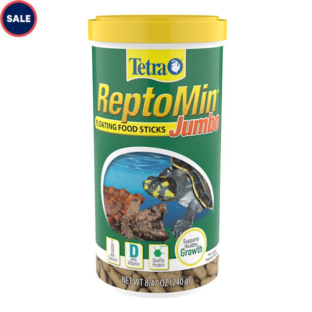 Tetra Reptomin Jumbo Floating Soft Stick Food Formulated For Larger Aquatic Turtles, 8.47 oz. - Carousel image #1