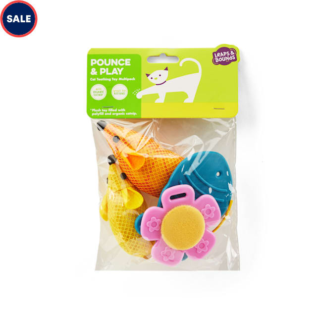 Leaps & Bounds Kitten Teething Toy Multipack, Small | Petco