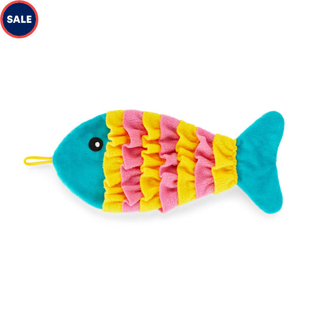 Leaps & Bounds Kitten Snuffle Mat Foraging Puzzle Plush Toy, Medium Petco