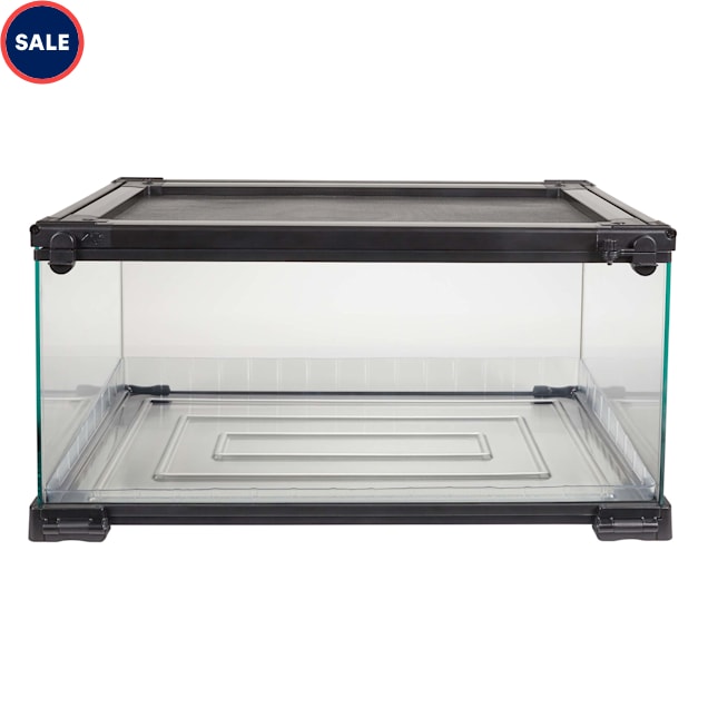 Zilla QuickBuild Terrarium with Easy Clean Bedding Tray Shippable, 20" L X 12" W X 10" H Petco