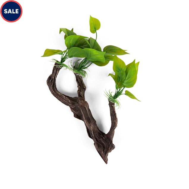 Imagitarium Driftwood with Greenery Petco