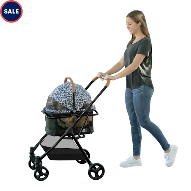 Pet Gear Gray VIEW 360 Stroller, Booster and Carrier Travel System Petco