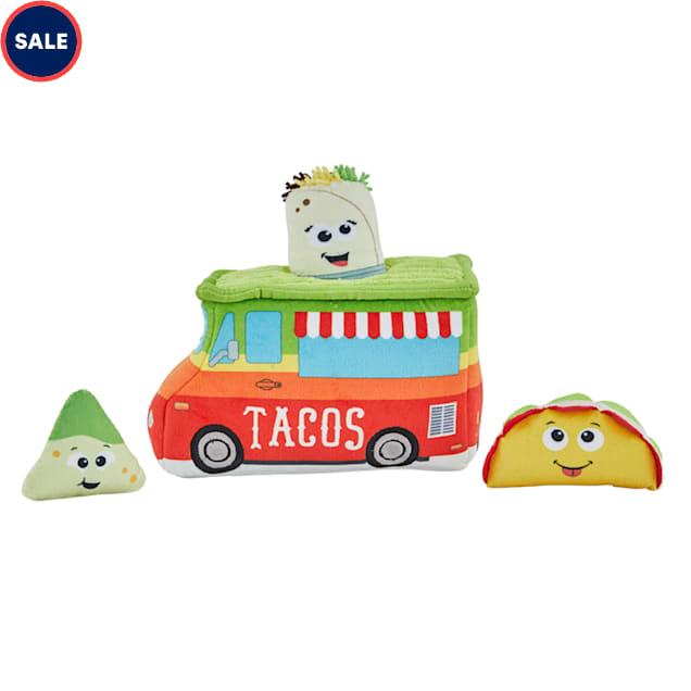 Outward Hound Hide A Taco Plush Dog Toy Puzzle, Medium - Carousel image #1