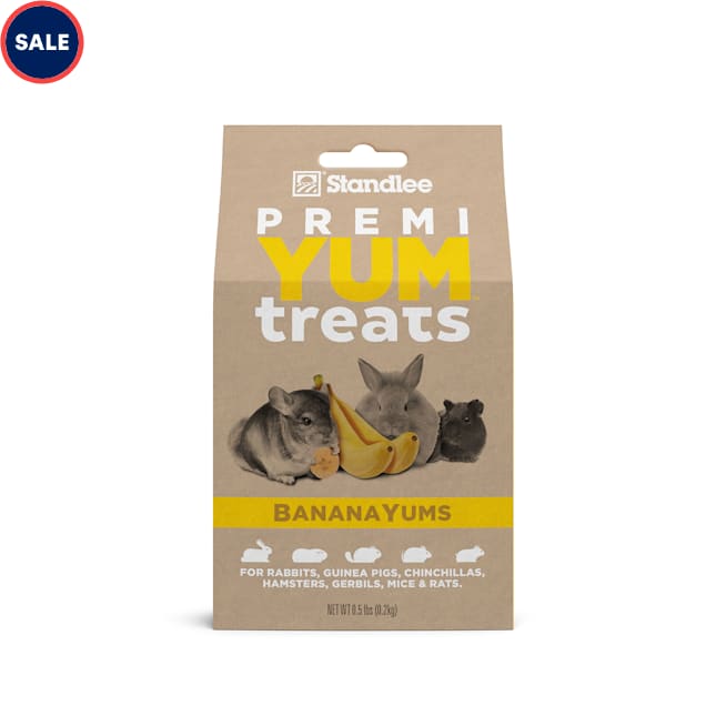 Standlee PremiYum BananaYums for Small Animal Treats, 0.5 lb. - Carousel image #1