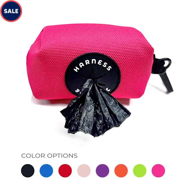 Joyride Harness Dog Poop Bag Dispenser, Dark Pink Petco