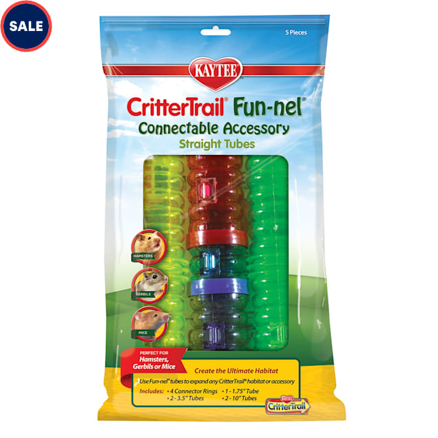 Kaytee Critter Trail Fun-nel Value Pack Straight Tubes - Carousel image #1