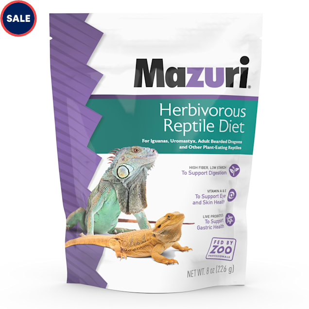 Mazuri Herbivorous Reptile Diet Food, 8 oz. - Carousel image #1