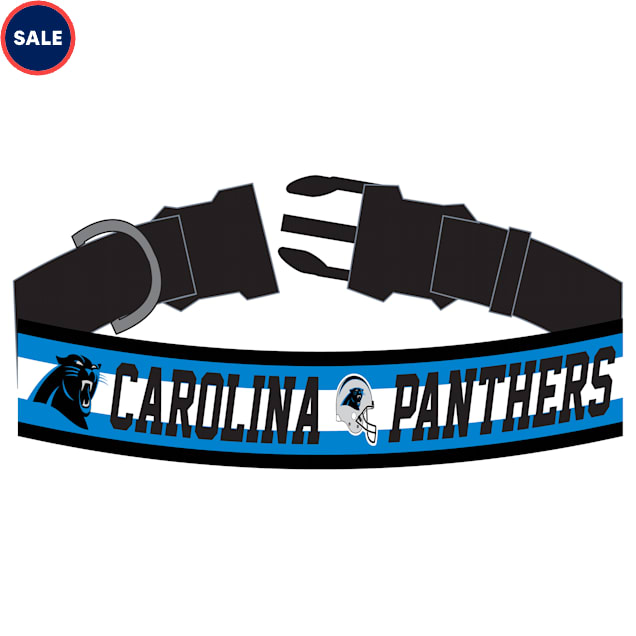 Carolina panthers dog collar hot sale