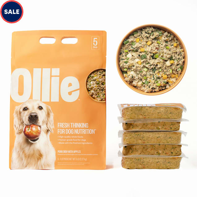 Ollie Fresh Pork Dish with Apples Fresh Frozen Dog Food, 5 lbs. - Carousel image #1