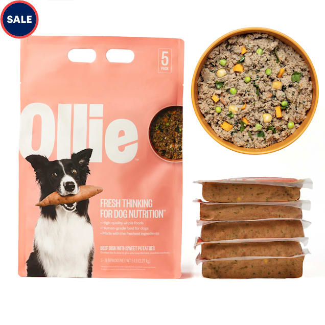 Ollie Fresh Beef Dish with Sweet Potatoes Fresh Frozen Dog Food, 5 lbs. - Carousel image #1