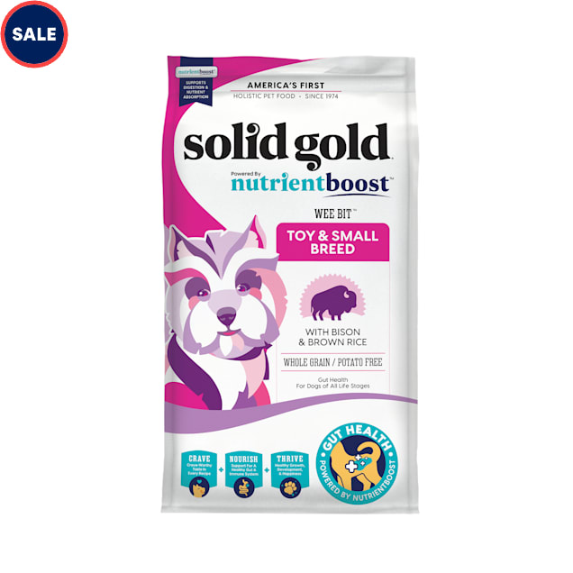 Solid Gold Nurtientboost Wee Bit Bison Dry Dog Food, 3.75 lbs. - Carousel image #1