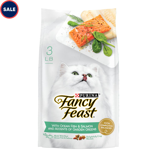 Fancy Feast Ocean Fish and Salmon Dry Cat Food 3 lbs. Petco