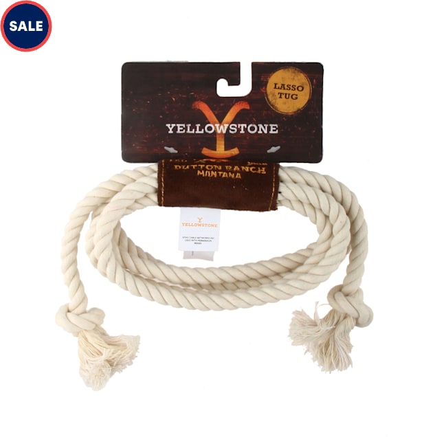 YELLOWSTONE Rope Lasso Dog Toy, Small