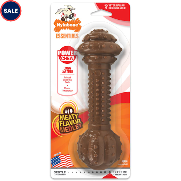 Nylabone barbell discount