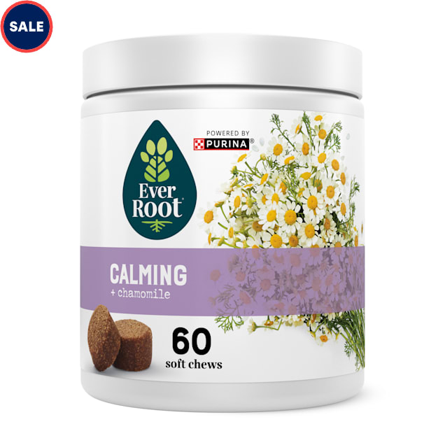 EverRoot Calming Dog Supplement Soft Chews, 10. 6 oz., Count of 60 - Carousel image #1