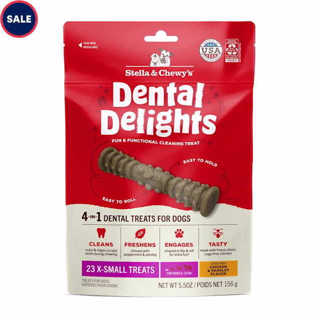 Stella & Chewy's Dental Delights Dog Treats, 5.5 oz., Count of 23 - Carousel image #1