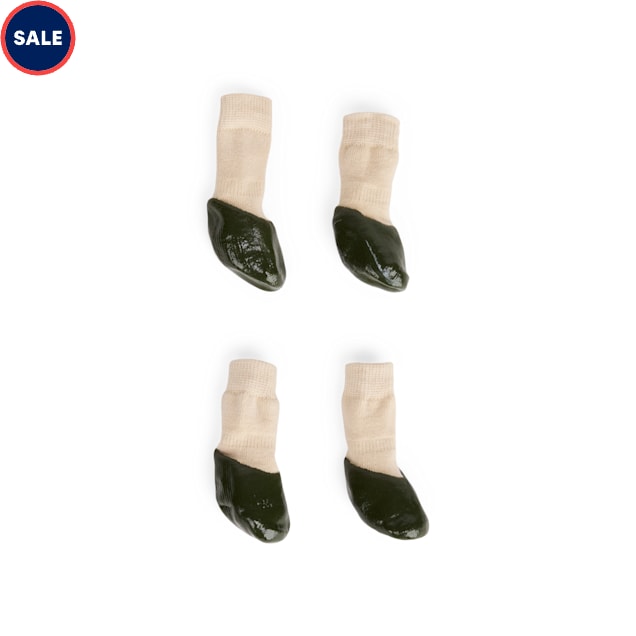 YOULY Colorblock Socks for Dogs, Large, Green Petco