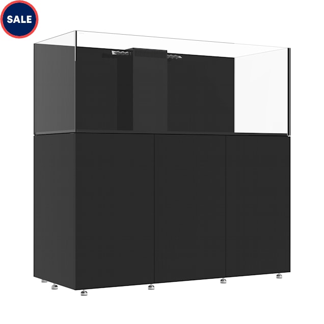 Waterbox Black Infinia Reef 190.5 Aquarium, 60.5" L X 25.3" W X 59.1" H - Carousel image #1