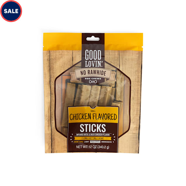 Good Lovin Rawhide Free Small Chicken Stick for Dogs 12 oz